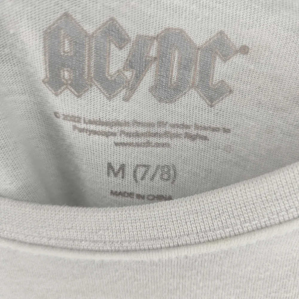 AC/DC Kids Lightning Bolt Tee - White